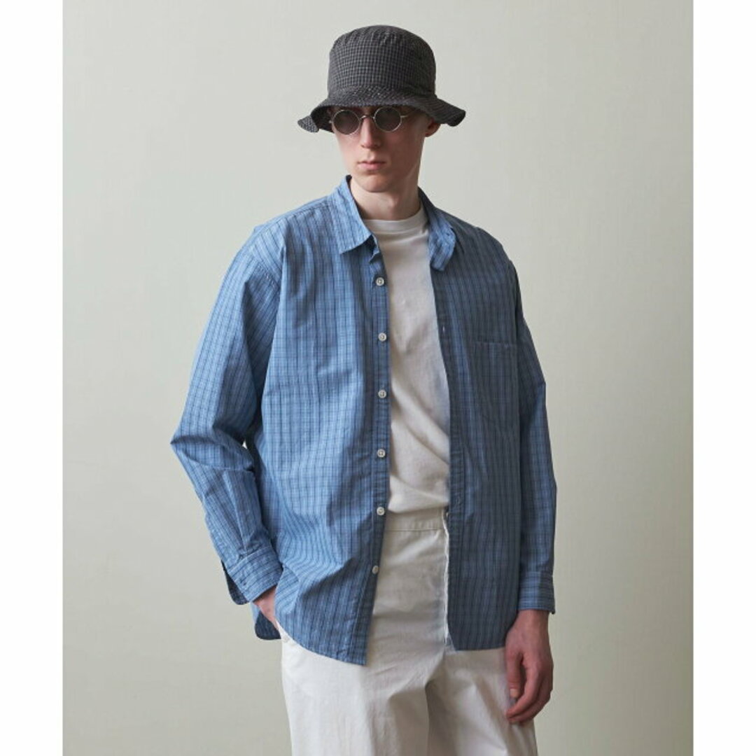 steven alan(スティーブンアラン)の【COBALT】<Steven Alan> T/C BRD CHECK REVERSE SEAM SHIRT -BOLD/シャツ その他のその他(その他)の商品写真