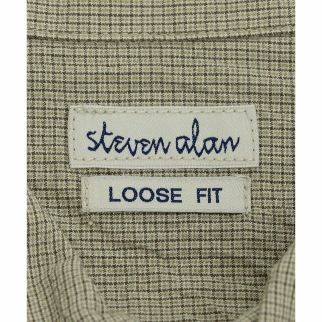 steven alan(スティーブンアラン)の【BEIGE】<Steven Alan> BUMPY CHK ZIP PULL/OVER SHIRT -LOOSE/シャツ その他のその他(その他)の商品写真