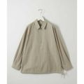 【BEIGE】<Steven Alan> BUMPY CHK ZIP PULL/