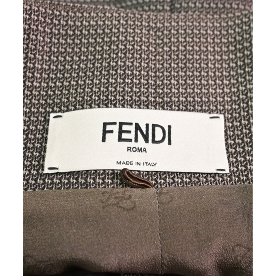 FENDI(フェンディ)のFENDI フェンディ ロング・マキシ丈スカート 38(S位) 茶系(総柄) 【古着】【中古】 レディースのスカート(ロングスカート)の商品写真