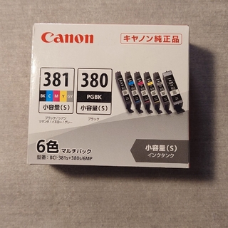キヤノン(Canon)のキヤノン 純正インクタンク BCI-381s+380s/6MP(1コ入)(その他)