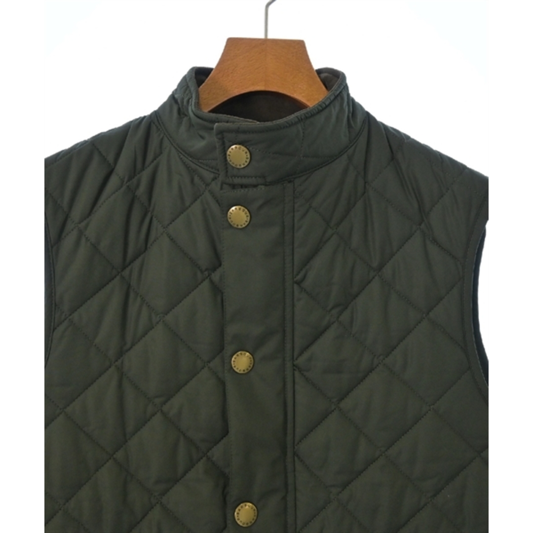 Barbour(バーブァー)のBarbour バブアー ダウンジャケット/ダウンベスト S カーキ 【古着】【中古】 メンズのジャケット/アウター(ダウンジャケット)の商品写真