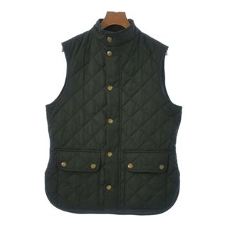 バーブァー(Barbour)のBarbour バブアー ダウンジャケット/ダウンベスト S カーキ 【古着】【中古】(ダウンジャケット)