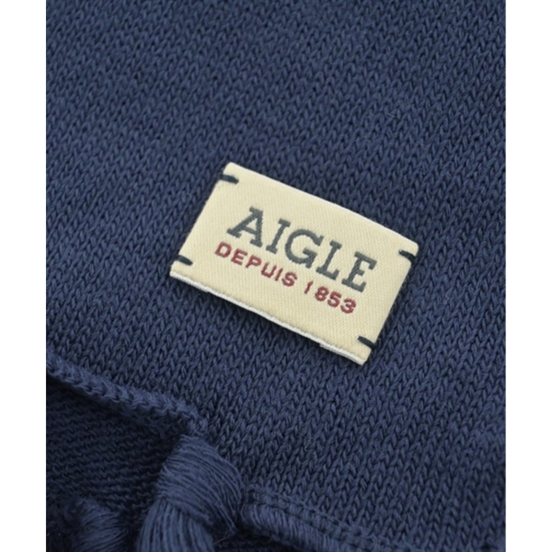 AIGLE(エーグル)のAIGLE エーグル マフラー - 紺 【古着】【中古】 レディースのファッション小物(マフラー/ショール)の商品写真