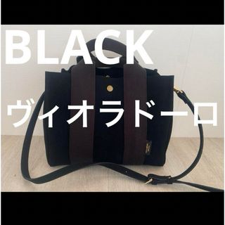 ヴィオラドーロ(VIOLAd'ORO)の▪️ヴィオラドーロ　BLACK スエード(ショルダーバッグ)