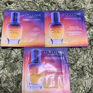 ロクシタン(L'OCCITANE)のロクシタン イモーテル　オーバーナイトセラムb サンプル(美容液)