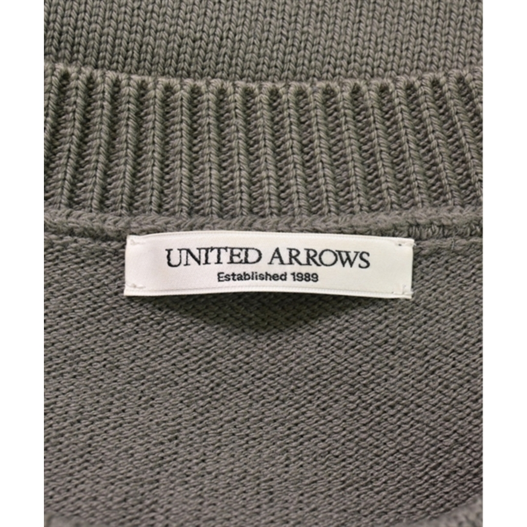 UNITED ARROWS(ユナイテッドアローズ)のUNITED ARROWS ユナイテッドアローズ ニット・セーター L グレー系 【古着】【中古】 メンズのトップス(ニット/セーター)の商品写真
