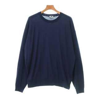 H BEAUTY&YOUTH ニット・セーター M 紺 【古着】【中古】(ニット/セーター)