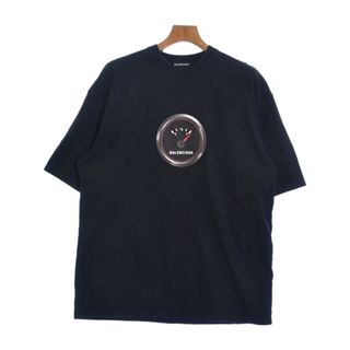 バレンシアガ(Balenciaga)のBALENCIAGA バレンシアガ Tシャツ・カットソー M 黒 【古着】【中古】(Tシャツ/カットソー(半袖/袖なし))