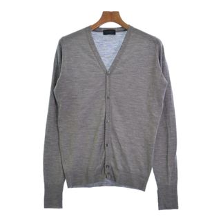 ジョンスメドレー(JOHN SMEDLEY)のJOHN SMEDLEY ジョンスメドレー カーディガン S グレー 【古着】【中古】(カーディガン)