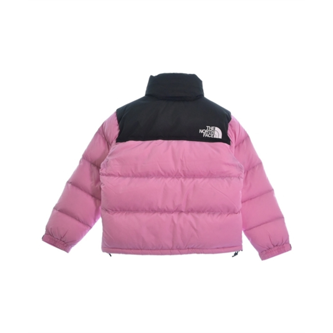 THE NORTH FACE ダウンジャケット/ダウンベスト S ピンクx黒 【古着】【中古】 レディースのジャケット/アウター(ダウンジャケット)の商品写真