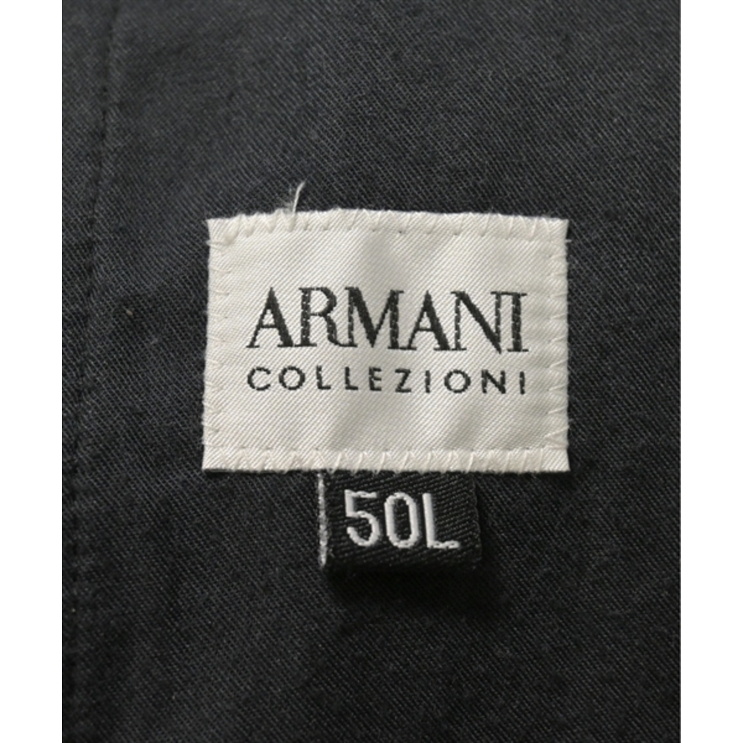 ARMANI COLLEZIONI(アルマーニ コレツィオーニ)のARMANI COLLEZIONI スラックス 50(L位) 黒系 【古着】【中古】 メンズのパンツ(スラックス)の商品写真