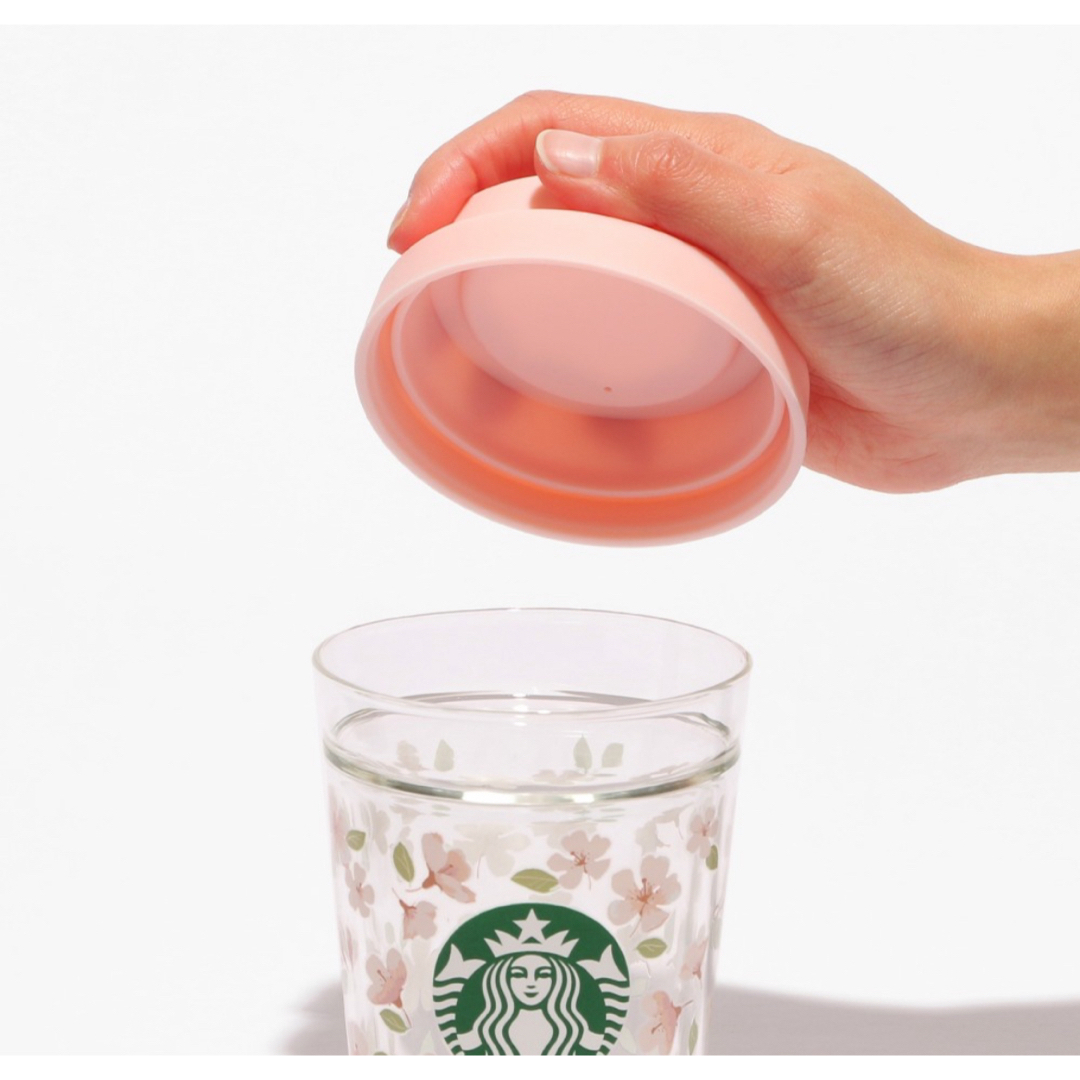 Starbucks(スターバックス)のSAKURA2024ダブルウォール耐熱グラスカップ296ml インテリア/住まい/日用品のキッチン/食器(グラス/カップ)の商品写真