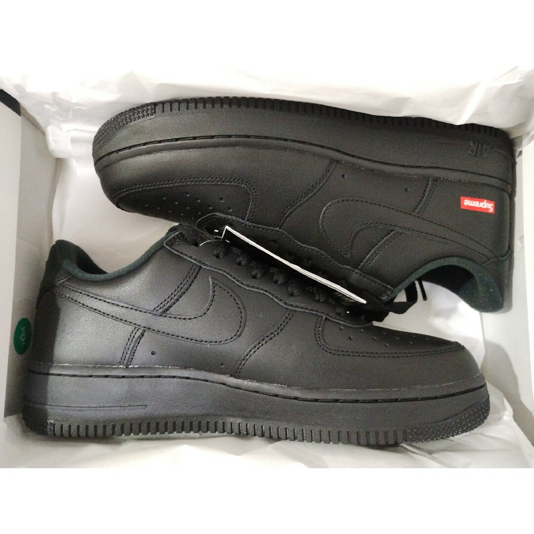 NIKE(ナイキ)の25.5cm Supreme Nike Air Force 1 Black メンズの靴/シューズ(スニーカー)の商品写真