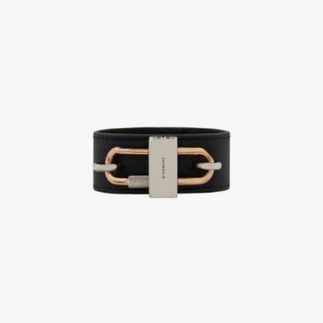 GIVENCHY(ジバンシィ)のGIVENCHY レザー ロック ブレスレット(サイズ1) メンズのアクセサリー(ブレスレット)の商品写真