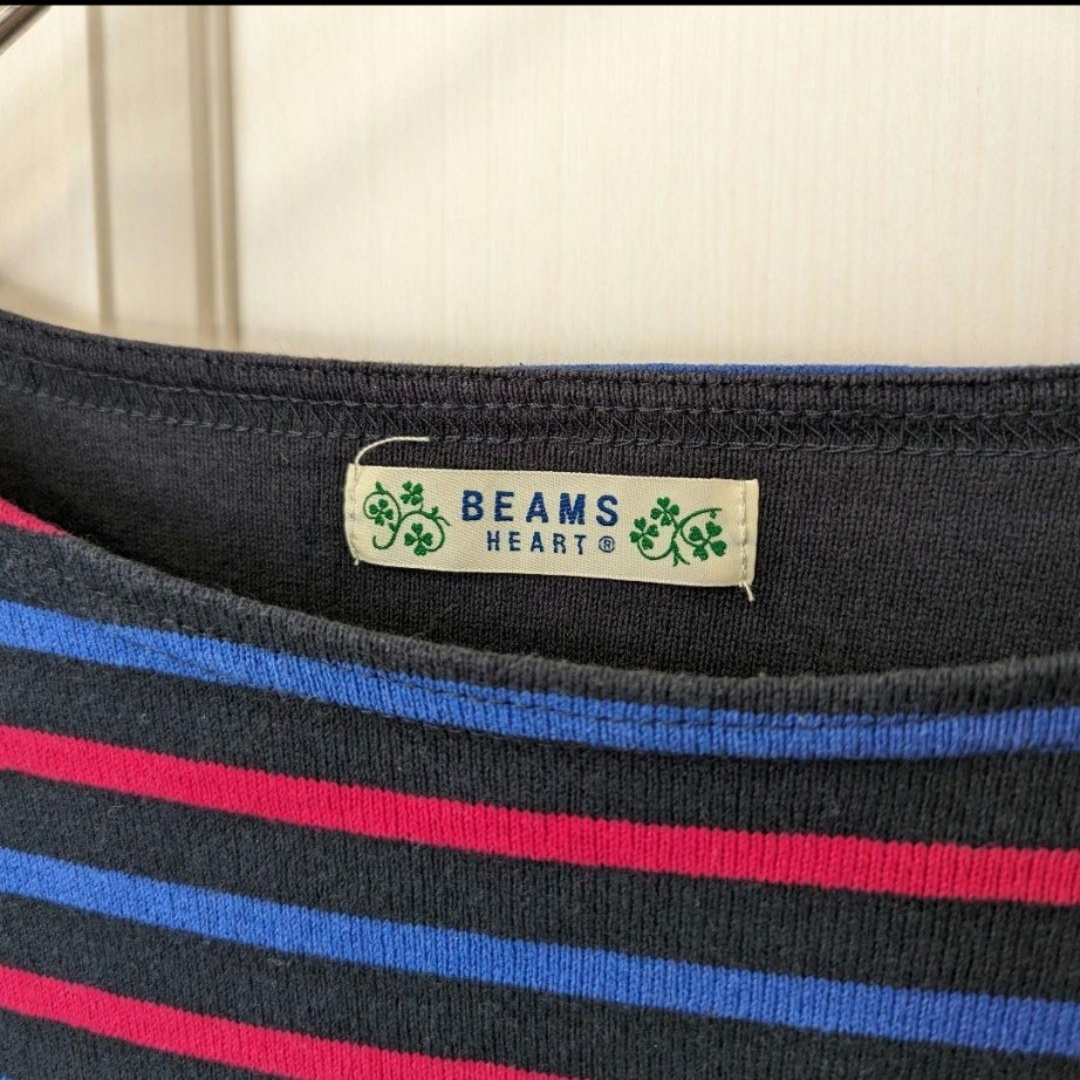 BEAMS(ビームス)の【BEAMSHeart】 ビームスハート ビームス カットソー ボーダー ロンＴ レディースのトップス(カットソー(長袖/七分))の商品写真