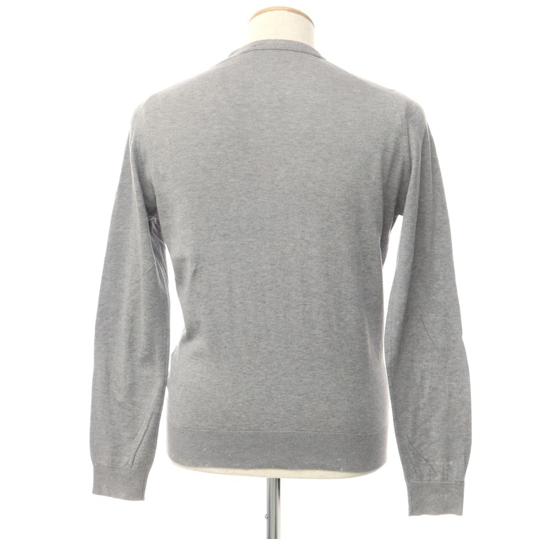 JOHN SMEDLEY(ジョンスメドレー)の【中古】ジョンスメドレー JOHN SMEDLEY コットン ニット カーディガン グレー【サイズS】【メンズ】 メンズのトップス(カーディガン)の商品写真