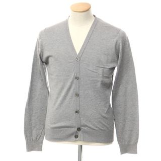 ジョンスメドレー(JOHN SMEDLEY)の【中古】ジョンスメドレー JOHN SMEDLEY コットン ニット カーディガン グレー【サイズS】【メンズ】(カーディガン)