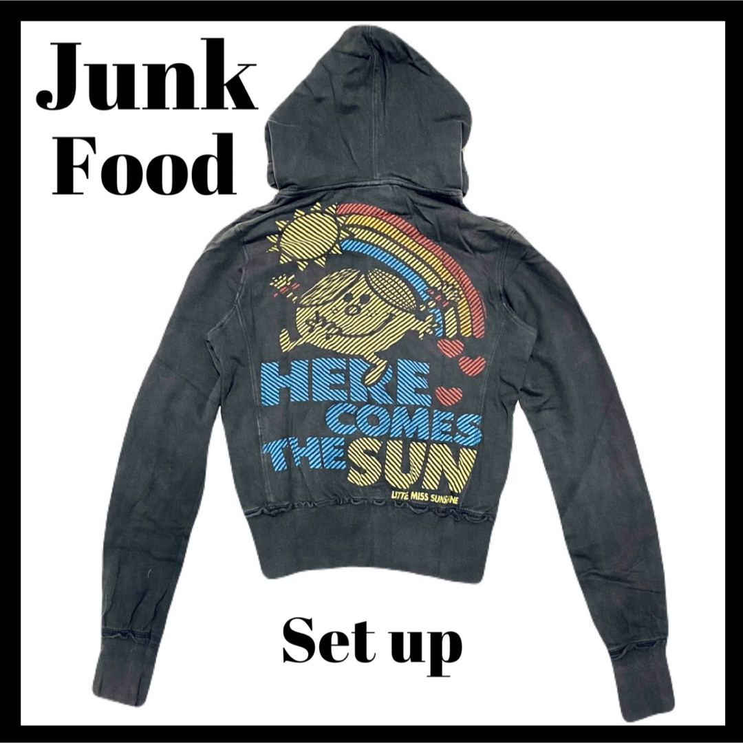 JUNK FOOD(ジャンクフード)のJunk Food スウェット セットアップ パーカー ジャージ スエットパンツ レディースのトップス(トレーナー/スウェット)の商品写真