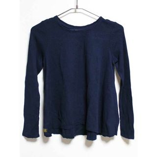 ラルフローレン(Ralph Lauren)の‡ラルフローレン/Ralph Lauren‡130cm 長袖Tシャツ/長袖カットソー/ロンT 紺【中古】子供服 キッズ kids 女の子 春秋 123032 tops(Tシャツ/カットソー)