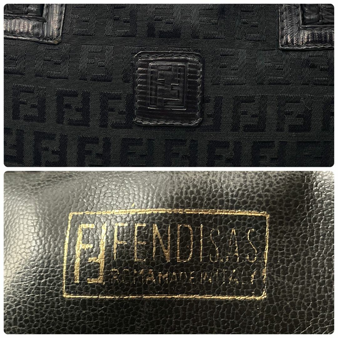 FENDI(フェンディ)のFENDI ヴィンテージ　ズッキーノ　ハンドバッグ　オールドフェンディ レディースのバッグ(ハンドバッグ)の商品写真