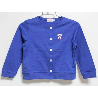 ミキハウス(mikihouse)の【値下げ!】‡ミキハウス/mikihouse‡100cm カーディガン ブルー【中古】子供服 キッズ kids 女の子 春秋 302032 tops(カーディガン)