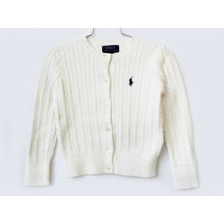 ラルフローレン(Ralph Lauren)の[ラルフローレン/Ralph Lauren]100cm カーディガン 白【中古】子供服 キッズ kids 女の子 春秋 tops 312042(カーディガン)