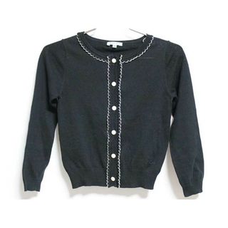 トッカバンビーニ(TOCCA BAMBINI)の【値下げ!】‡トッカ/TOCCA BAMBINI‡100cm カーディガン 黒【中古】子供服 キッズ kids 女の子 春 712032 tops(カーディガン)