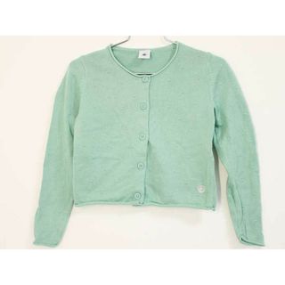 プチバトー(PETIT BATEAU)の〓プチバトー/PETIT BATEAU〓110cm(5ans) カーディガン 緑【中古】子供服 キッズ kids 女の子 春秋 tops 022042(カーディガン)