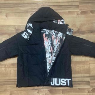 ジャストカヴァリ(Just Cavalli)のJust cavalli ジャストカヴァリ 黒 ダウンジャケット レディース(ダウンジャケット)