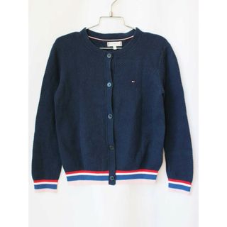 トミーヒルフィガー(TOMMY HILFIGER)の[トミーヒルフィガー/TOMMY HILFIGER]122cm カーディガン 紺【中古】子供服 キッズ kids 女の子 春秋 tops 103042(カーディガン)