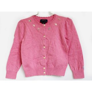 ラルフローレン(Ralph Lauren)の[ラルフローレン/Ralph Lauren]110cm カーディガン ピンク【中古】子供服 キッズ kids 女の子 春秋 tops 312042(カーディガン)