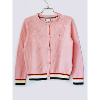 トミーヒルフィガー(TOMMY HILFIGER)の新品 未使用品[トミーヒルフィガー/TOMMY HILFIGER]122cm カーディガン ピンク 子供服 キッズ kids 女の子 春秋 tops 103042(カーディガン)