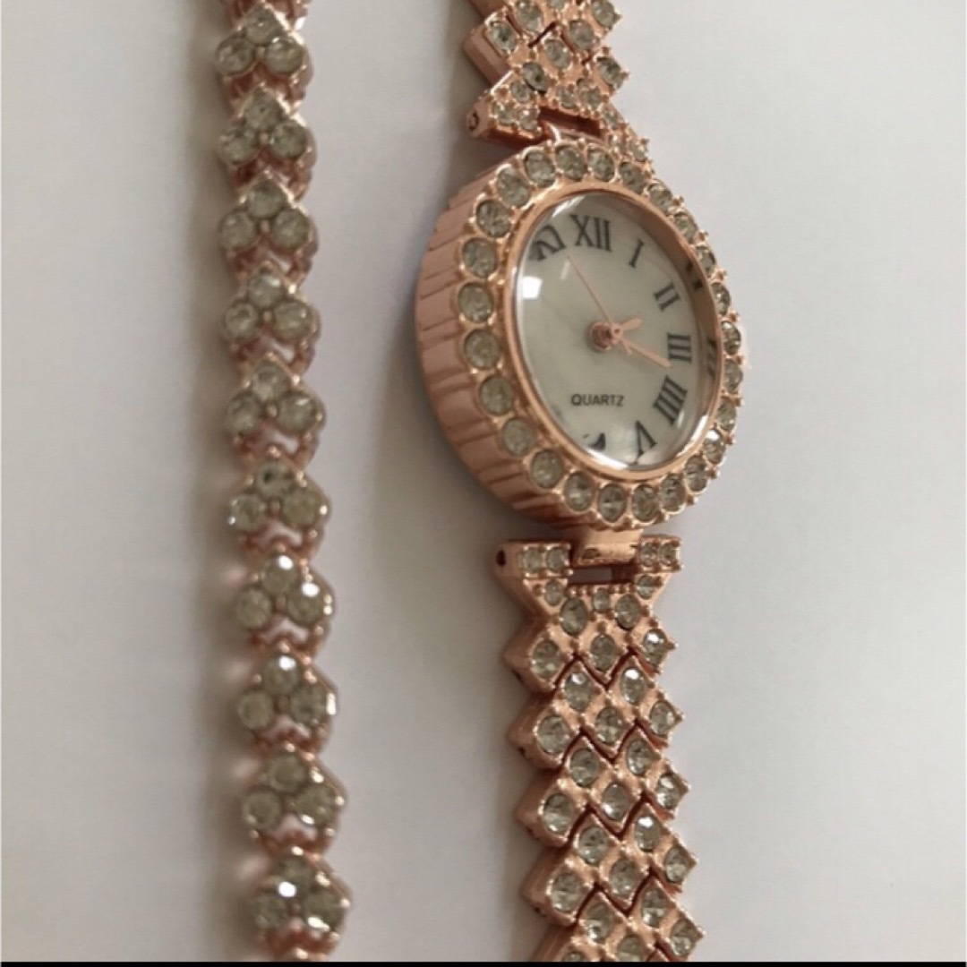 レディース 腕時計 ブレスレット　クォーツ ピンクゴールド  時計 レディースのファッション小物(腕時計)の商品写真