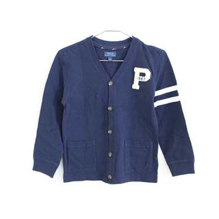 ラルフローレン(Ralph Lauren)の†ラルフローレン/Ralph Lauren†130cm(7) 長袖カーディガン 紺【中古】子供服 キッズ kids 男の子 女の子 春秋 tops 612042(カーディガン)