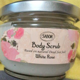 サボン(SABON)のSABON　ボディスクラブ　ホワイトローズ　320g(ボディスクラブ)