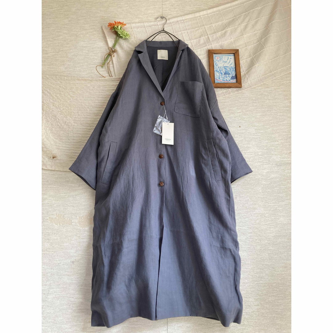SUNVALLEY - 【新品】リネン100%☆着回ししやすいシンプル SUNVALLEY - 【新品】リネン100%☆着回ししやすいシンプル