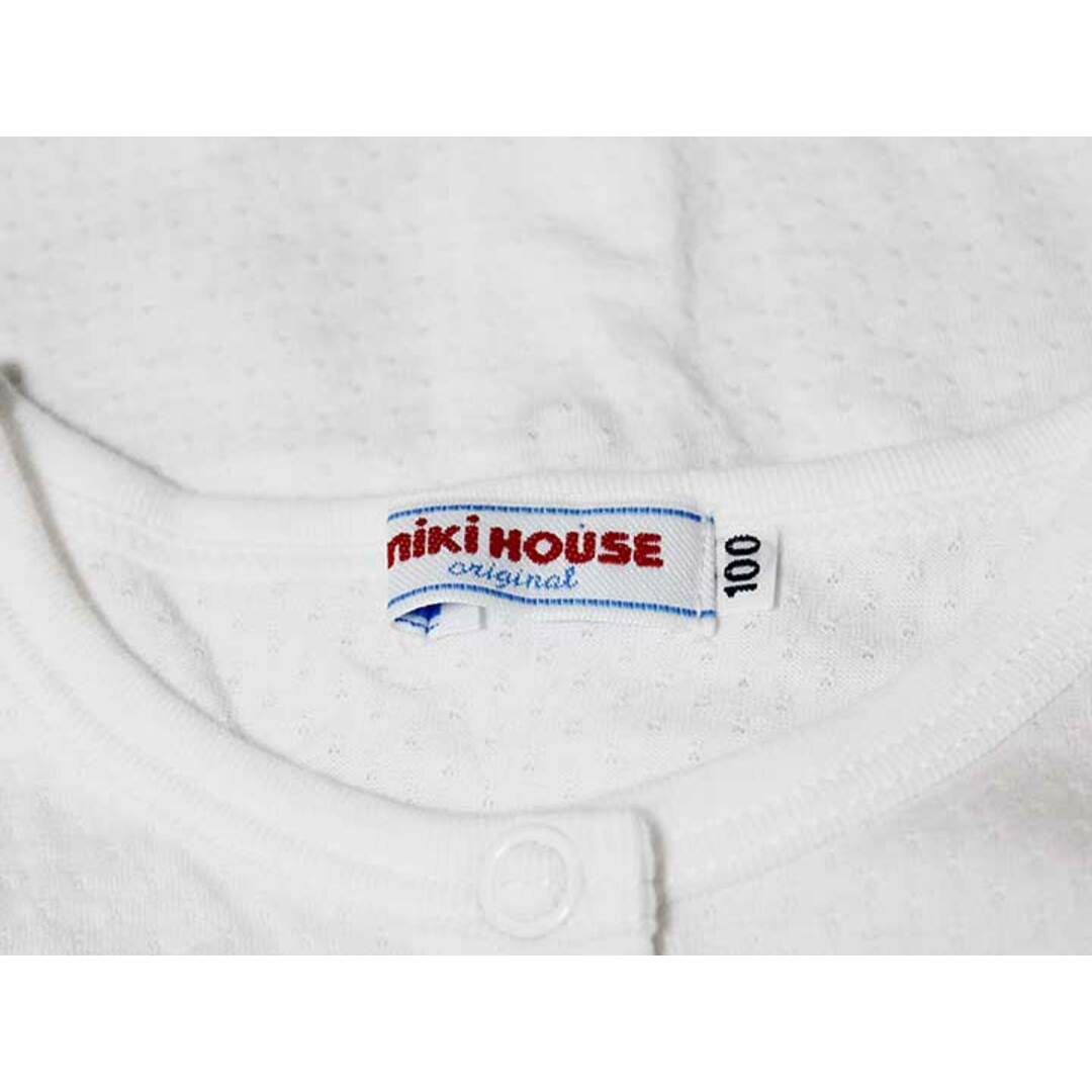 mikihouse(ミキハウス)の《ミキハウス/mikihouse》100cm 長袖カーディガン 白【中古】子供服 キッズ kids 女の子 春夏 202032 tops キッズ/ベビー/マタニティのキッズ服女の子用(90cm~)(カーディガン)の商品写真