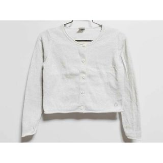 プチバトー(PETIT BATEAU)の【値下げ!】‡プチバトー/PETIT BATEAU‡116cm カーディガン シルバー【中古】子供服 キッズ kids 女の子 春 013032 tops(カーディガン)