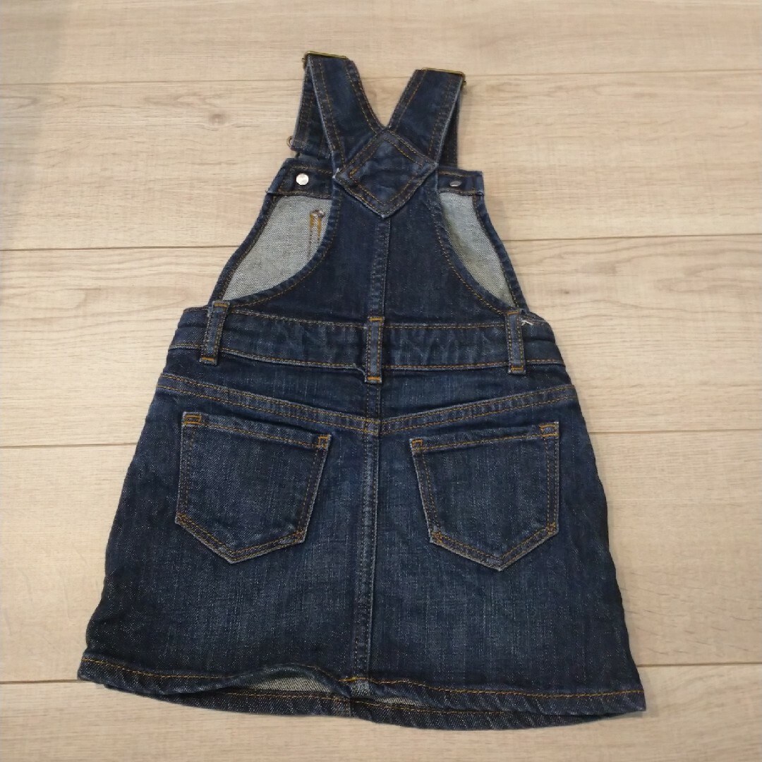 GAP(ギャップ)の専用★GAP DENIM デニムオーバーオールスカート 100センチ キッズ/ベビー/マタニティのキッズ服女の子用(90cm~)(スカート)の商品写真