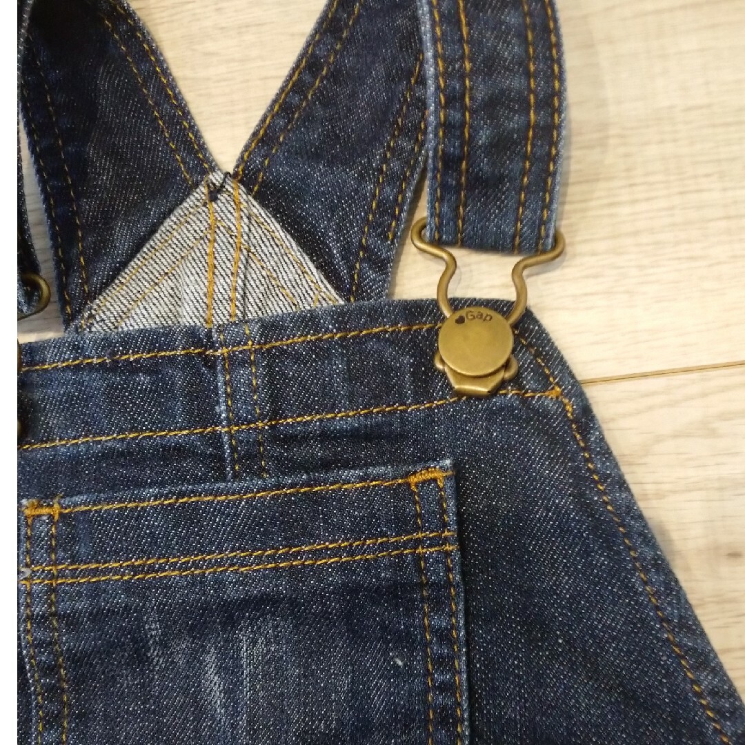 GAP(ギャップ)の専用★GAP DENIM デニムオーバーオールスカート 100センチ キッズ/ベビー/マタニティのキッズ服女の子用(90cm~)(スカート)の商品写真