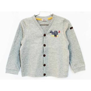 DOUBLE.B - [ミキハウスダブルB/MIKIHOUSE DOUBLE.B]110cm カーディガン グレー【中古】子供服 キッズ kids 男の子 春秋 tops 612042