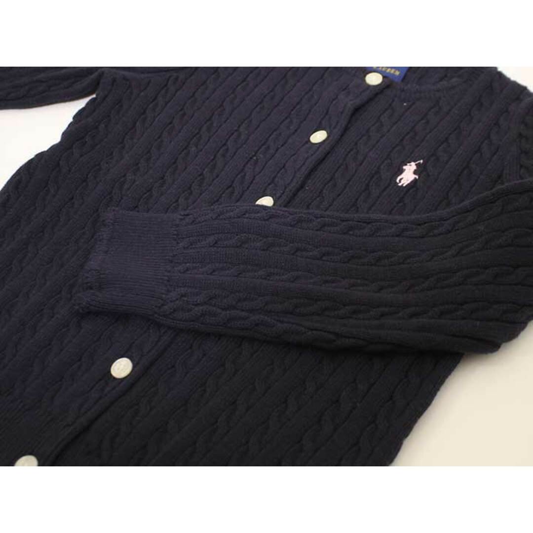 Ralph Lauren(ラルフローレン)の【春物 新入荷!】〓ラルフローレン/Ralph Lauren〓110cm カーディガン ネイビー 【中古】子供服 キッズ kids  女の子  春秋 tops 312042 キッズ/ベビー/マタニティのキッズ服女の子用(90cm~)(カーディガン)の商品写真