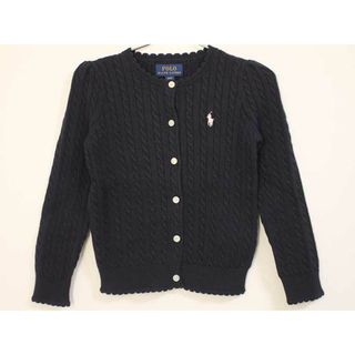 ラルフローレン(Ralph Lauren)の【春物 新入荷!】〓ラルフローレン/Ralph Lauren〓110cm カーディガン ネイビー 【中古】子供服 キッズ kids  女の子  春秋 tops 312042(カーディガン)