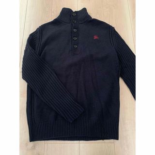 バーバリーブラックレーベル(BURBERRY BLACK LABEL)のBURBERRY BLACK LABEL◆セーター(厚手)/3/ウール/ネイビー(ニット/セーター)