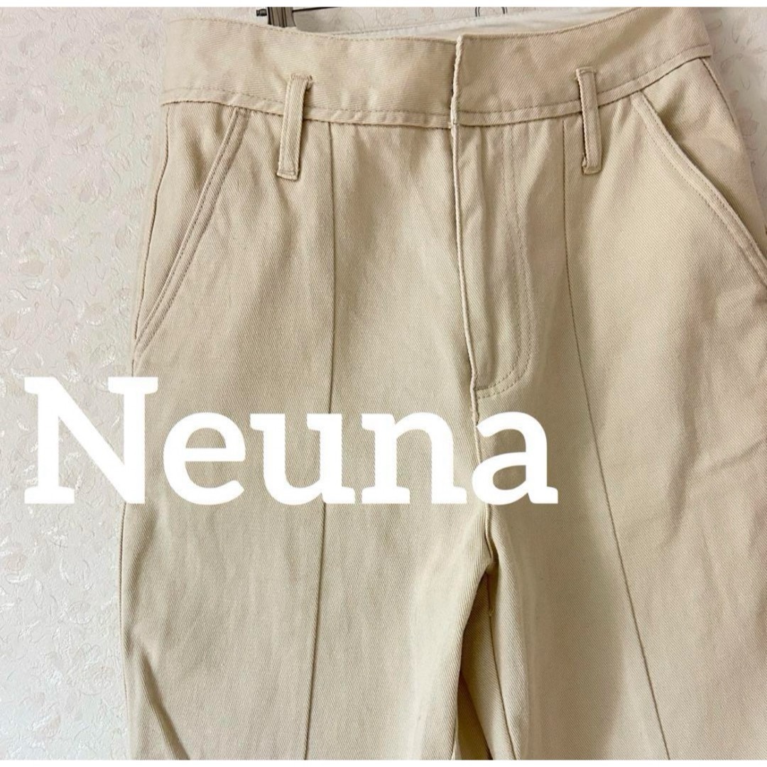 Neuna デニムパンツ ホワイト レディースのパンツ(デニム/ジーンズ)の商品写真