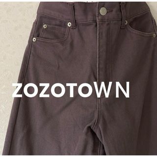 ゾゾ(ZOZO)のデニムパンツ　パープル(デニム/ジーンズ)