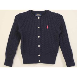 ラルフローレン(Ralph Lauren)の【春物 新入荷!】〓ラルフローレン/Ralph Lauren〓100cm カーディガン ネイビー 【中古】子供服 キッズ kids  女の子  春秋 tops 312042(カーディガン)