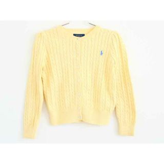 ラルフローレン(Ralph Lauren)の†ラルフローレン/Ralph Lauren†115cm(5) 長袖カーディガン 黄【中古】子供服 キッズ kids 女の子 春秋 tops 612042(カーディガン)