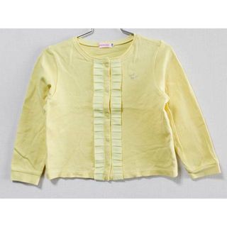 ミキハウス(mikihouse)の《ミキハウス/mikihouse》110cm 長袖カーディガン 黄色【中古】子供服 キッズ kids 女の子 春 202032 tops(カーディガン)